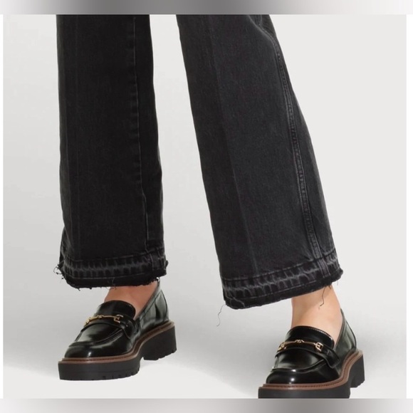 NWOT Sam Edelman Laurs Shiny Black Loafers size 91/2 - Picture 2 of 9